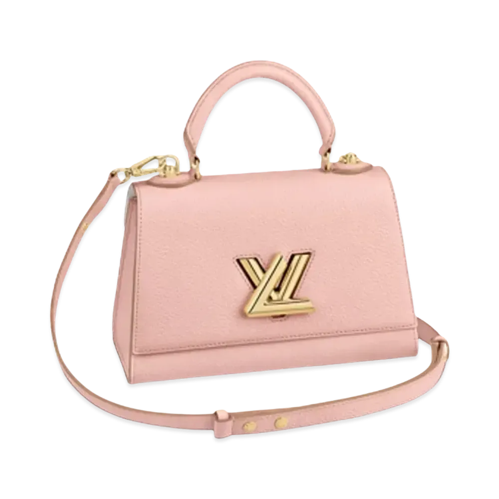 Louis Vuitton Twist One Handle PM Taurillon Leather "Rose Water"