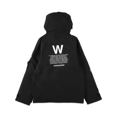 WIND AND SEA W Ecwcs Waterproof Parka "Black"