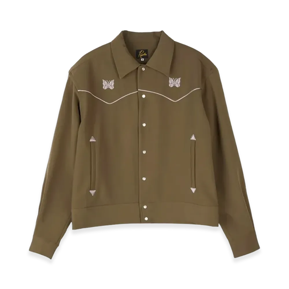NEEDLES Piping Cowboy Jacket "Olive"