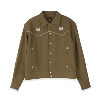 NEEDLES Piping Cowboy Jacket "Olive"