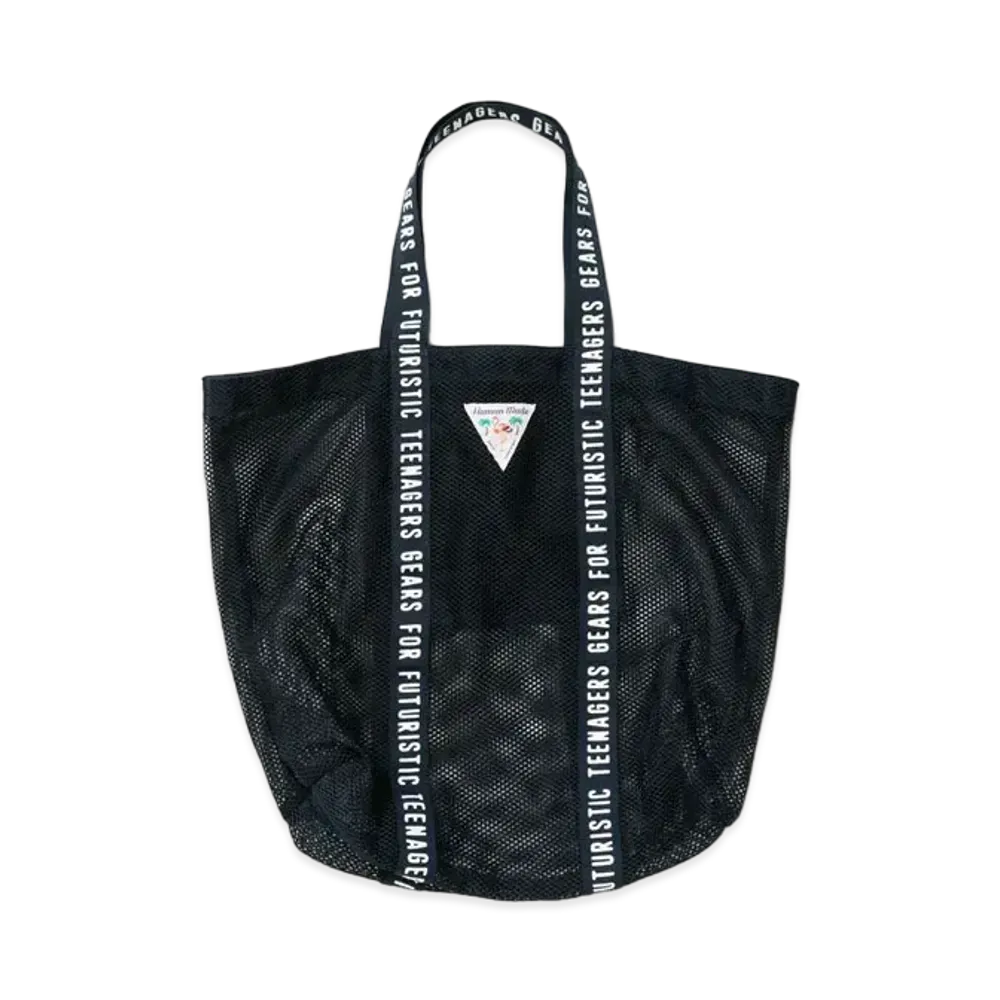 HUMAN MADE MESH TOTE BAG "Navy"