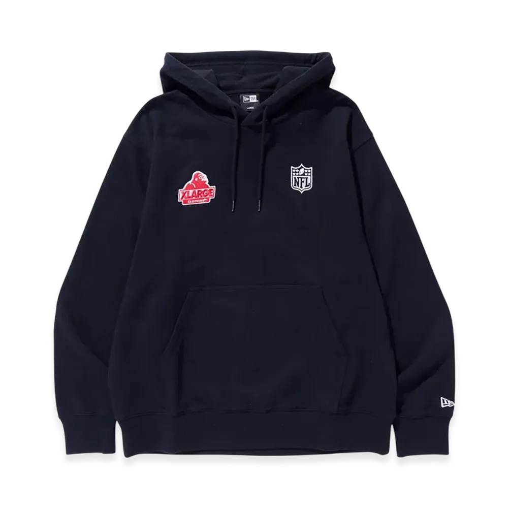 XLARGE x NEW ERA x NFL Pullover Hooded Sweat Shirt "Black"