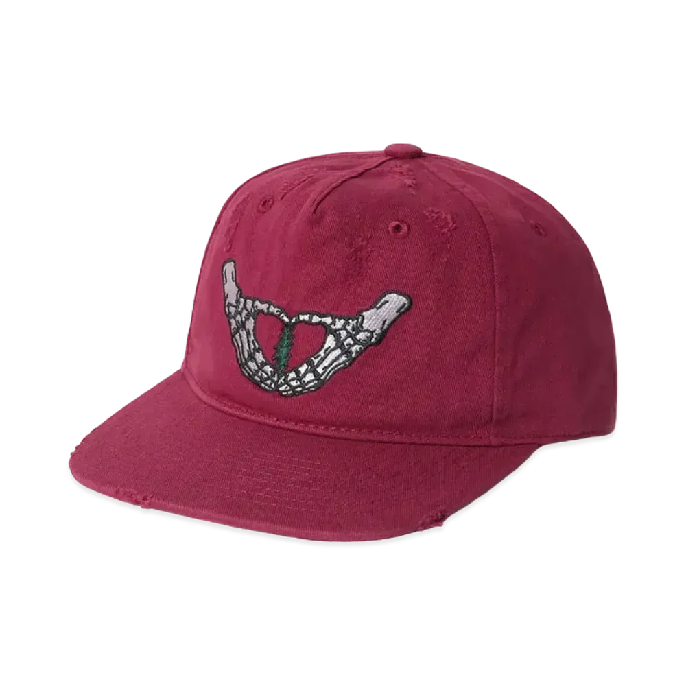 thisisneverthat GD Heart Skeleton Hands Cap "Plum"