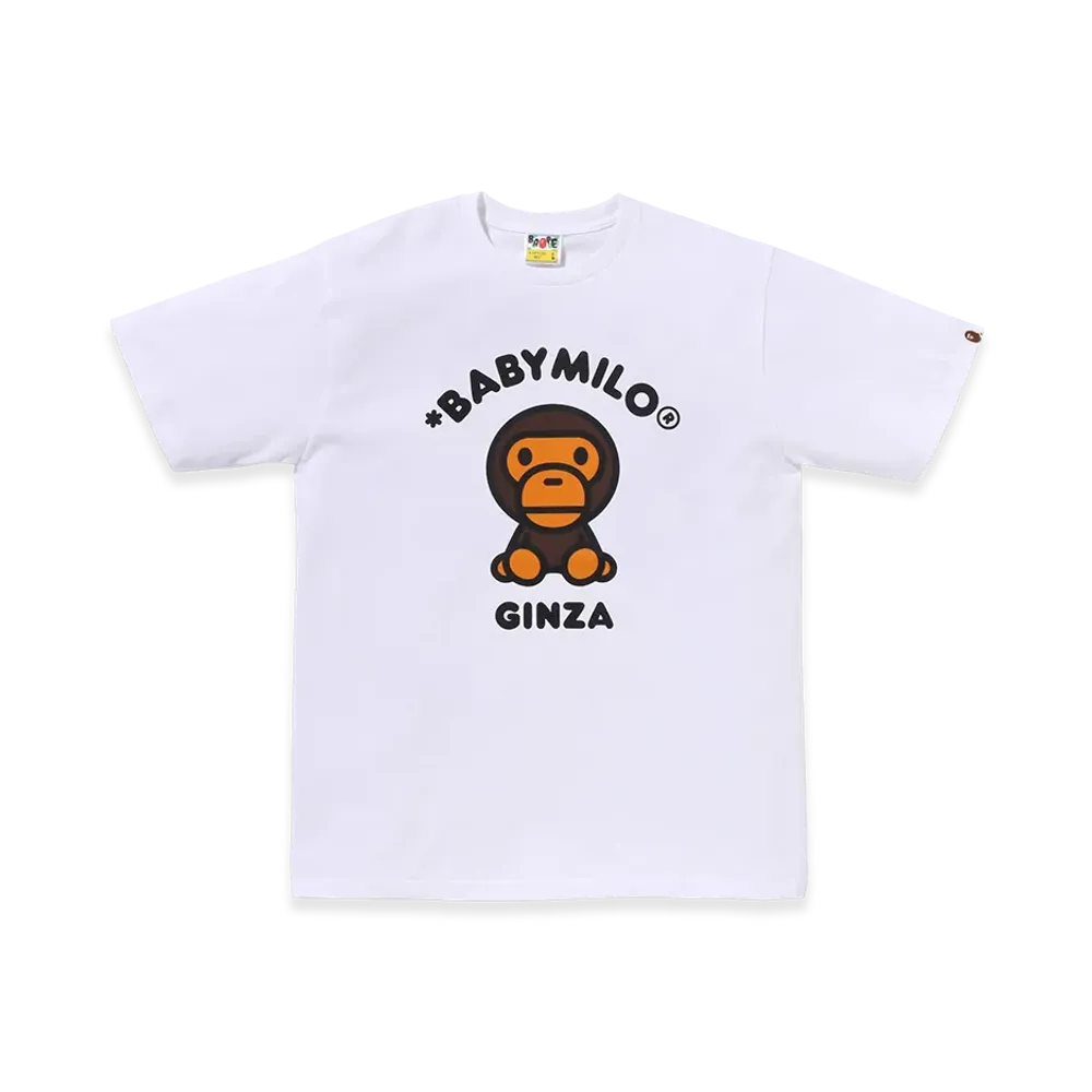 A BATHING APE Baby Milo Tee #1 "White"