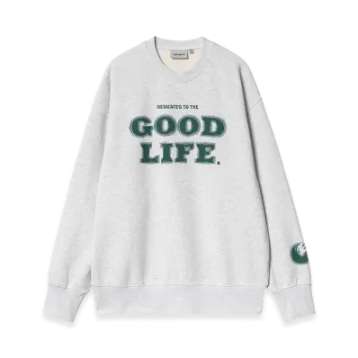 Carhartt WIP Mist Sweatshirt "Ash Heather"
