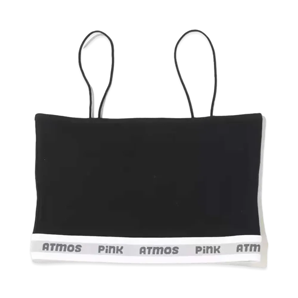 atmos pink Basic Short Rib Cami "Black"