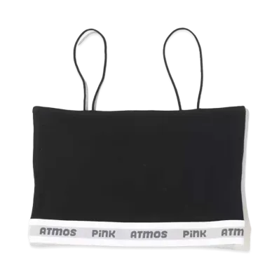 atmos pink Basic Short Rib Cami "Black"