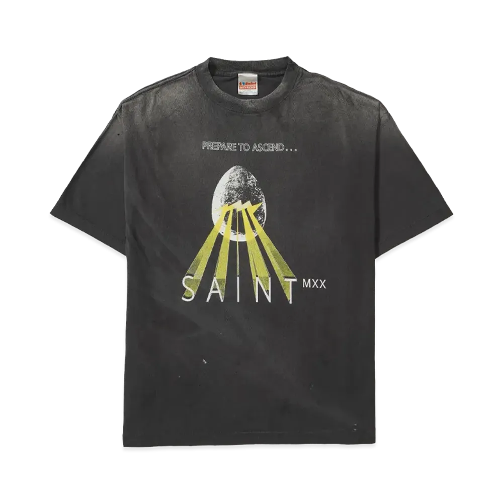 SAINT Mxxxxxx SS Tee Egg "Black" SM-HR8-0000-007