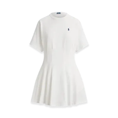 Polo Ralph Lauren Women's Shaped Cotton Jersey T-Shirt Dress "White"