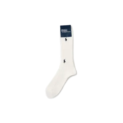 BEAMS x Polo Ralph Lauren Women's Socks "White/Navy"