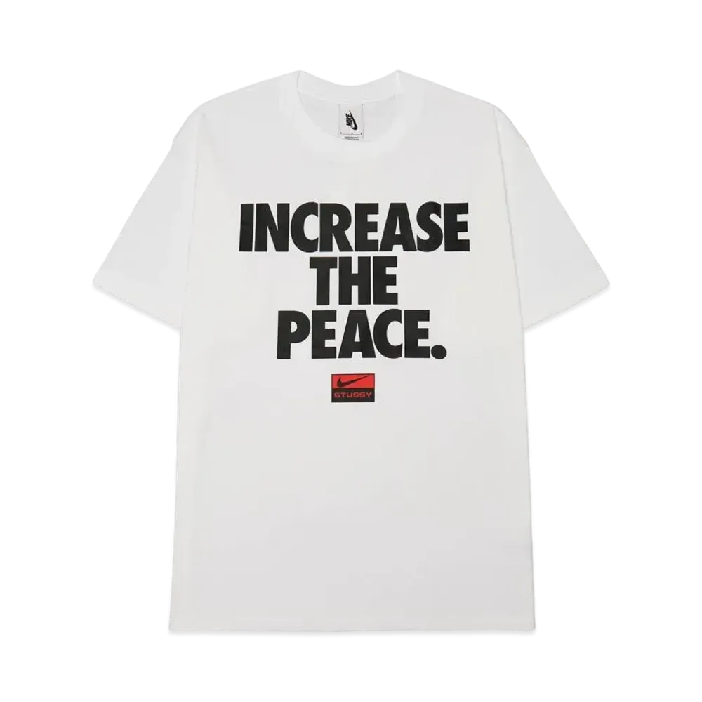 Nike x Stussy Increase The Peace Tee "White"