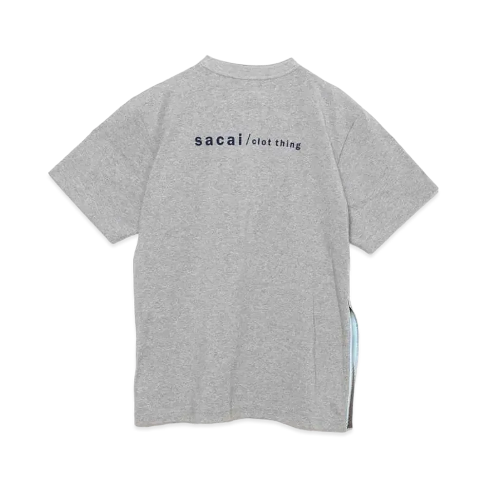 sacai x CLOT T-Shirt "Grey"