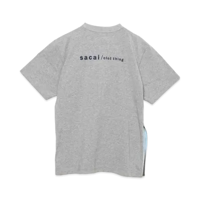 sacai x CLOT T-Shirt "Grey"