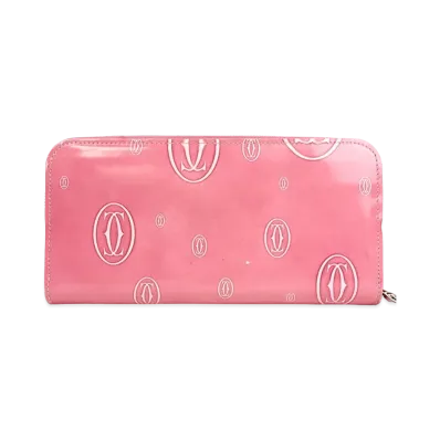 Cartier Happy Birthday Zippy Wallet "Pink"