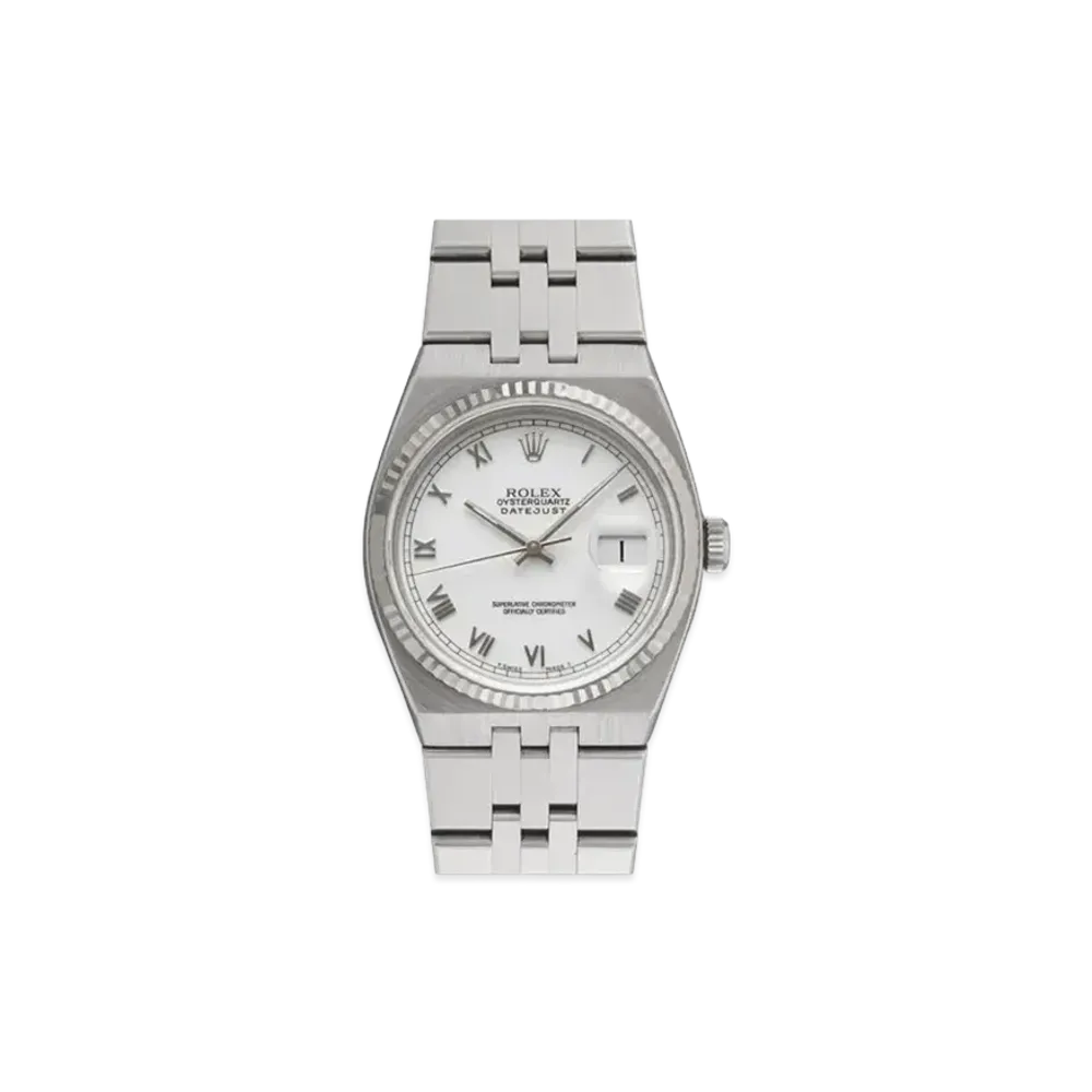 ROLEX Date-Just Quartz White Dial 17014
