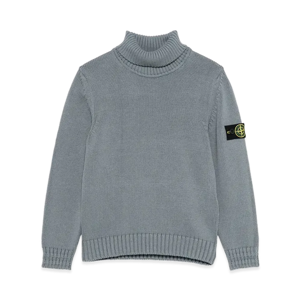 Stone Island Kids Sweaters "Gray"