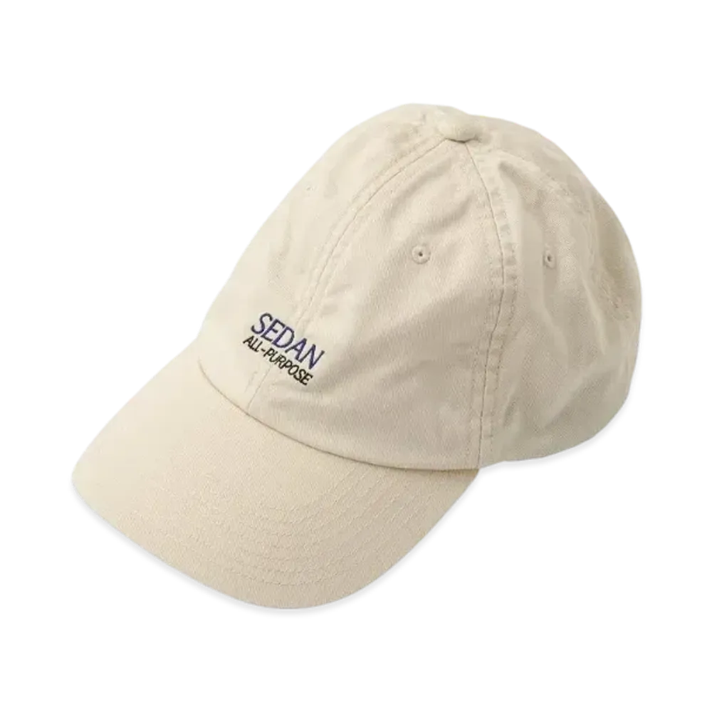 SEDAN ALL-PURPOSE x 7th Delivery OG Logo Cotton Twill BB Cap "Ivory"