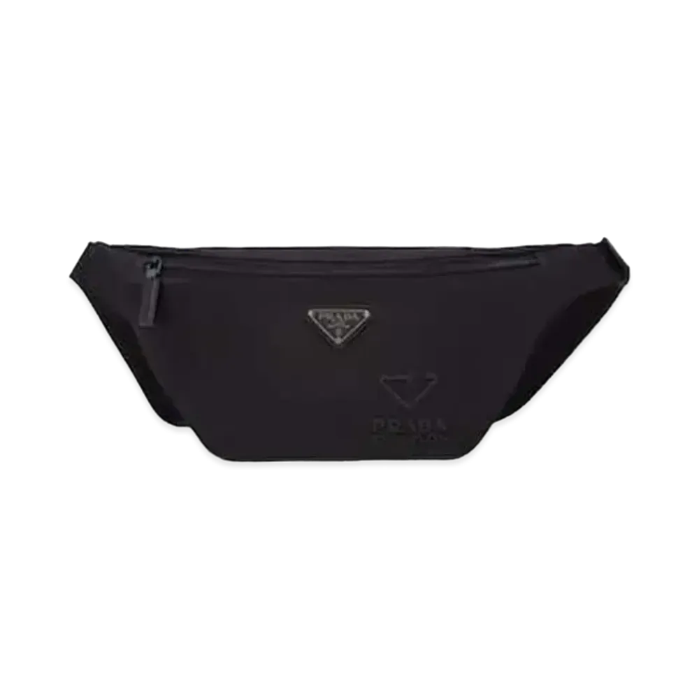 PRADA Re-Nylon And Saffiano Leather Belt Bag "Black"
