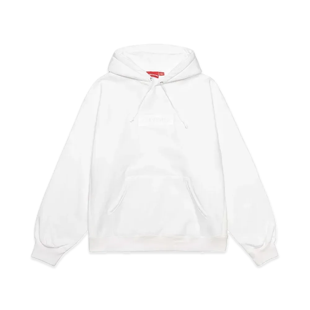 Supreme Box Logo Hooded Sweatshirt "White" (23FW)