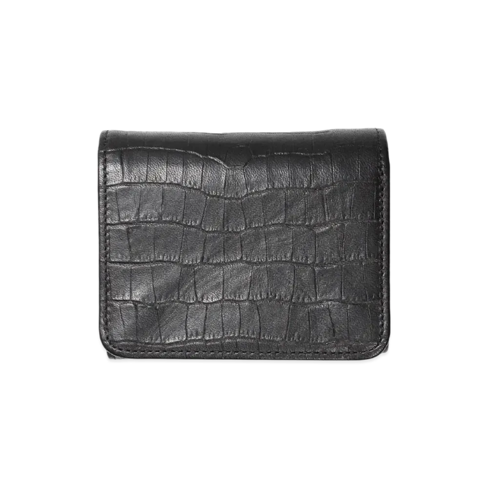 WACKO MARIA x SPEAK EASY Mini Wallet "Crocodile Emboss"