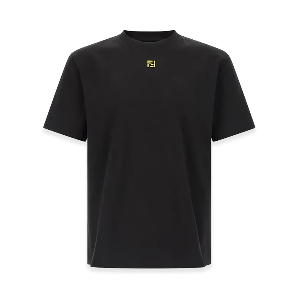 FENDI Embroidery T-Shirt "Black"