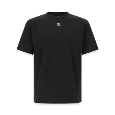 FENDI Embroidery T-Shirt "Black"
