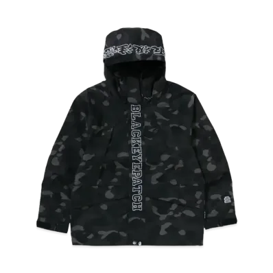 A BATHING APE x Black Eye Patch Color Camo Snowboard Jacket "Black"