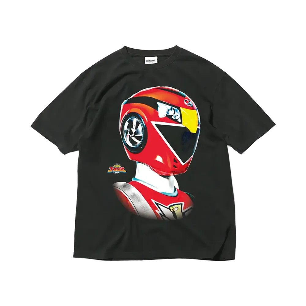 スーパー戦隊 x HOMEGAME \ 2008 ゴーオンレッド TEE "BLACK"