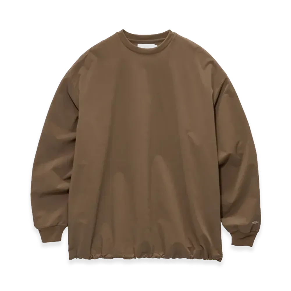 Graphpaper Pertex Equilibrium L/S Crew Neck Pullover "Brown"