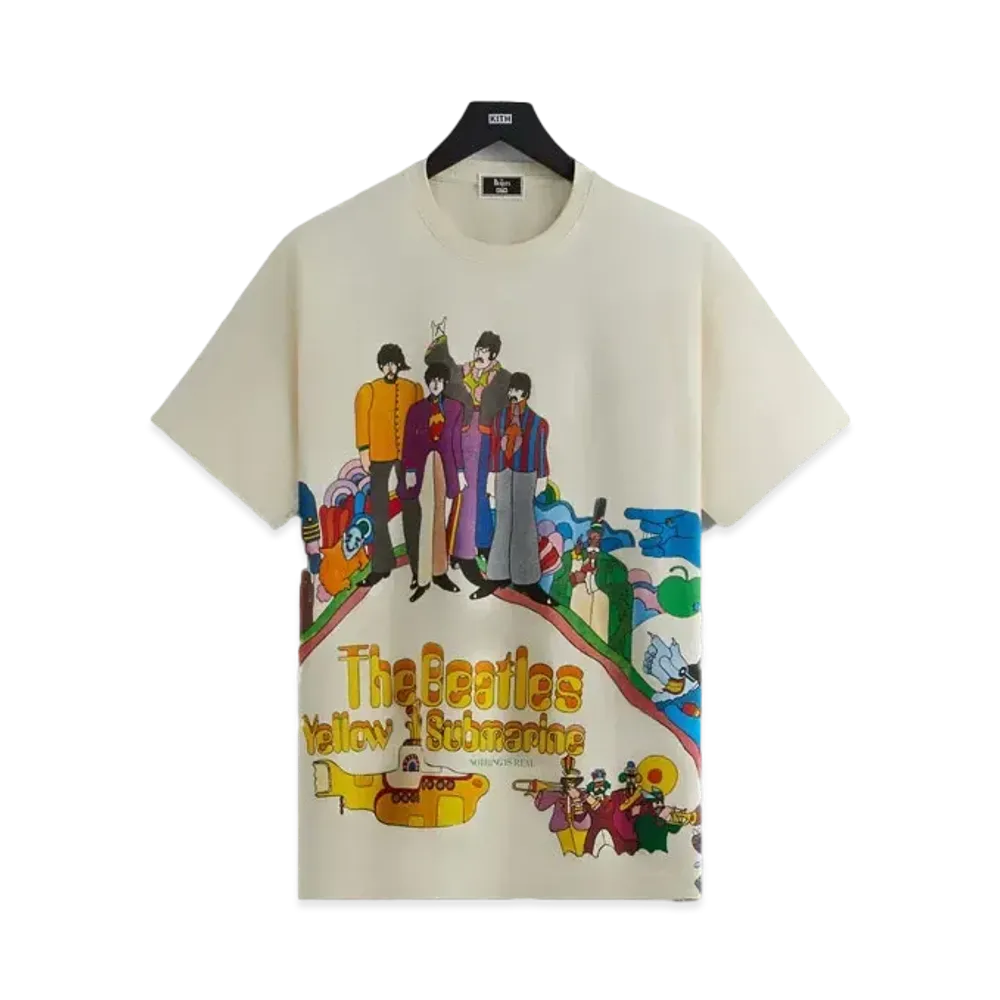 Kith x The Beatles Yellow Submarine Vintage Tee "Sandrift"