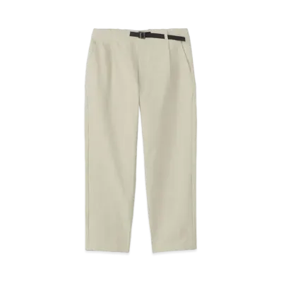 Goldwin One Tuck Tapered Ankle Pants (Unisex) "Light Beige"