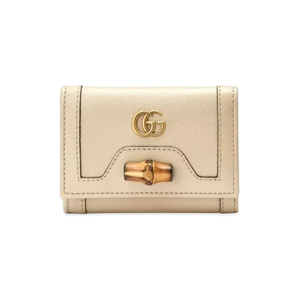 GUCCI Gucci Diana Midiam Wallet "Beige Leather"