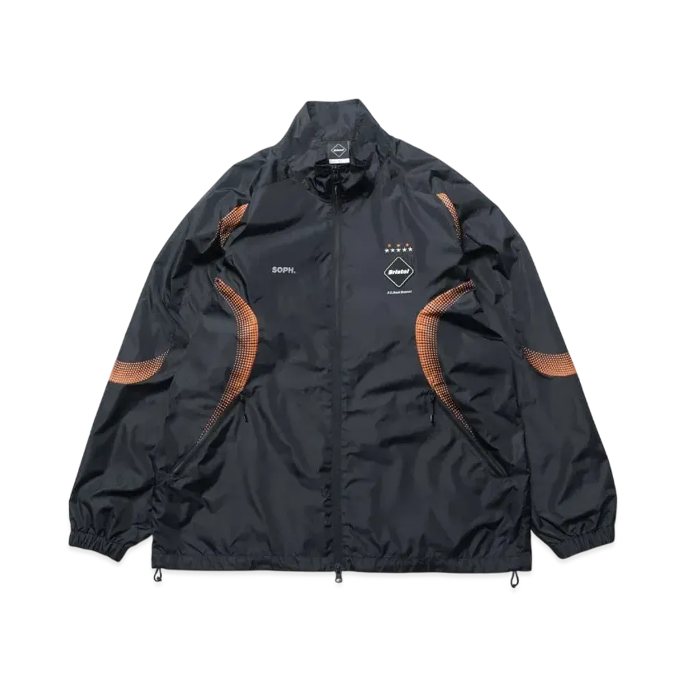 F.C.Real Bristol Stand Collar Practice Jacket "Black"