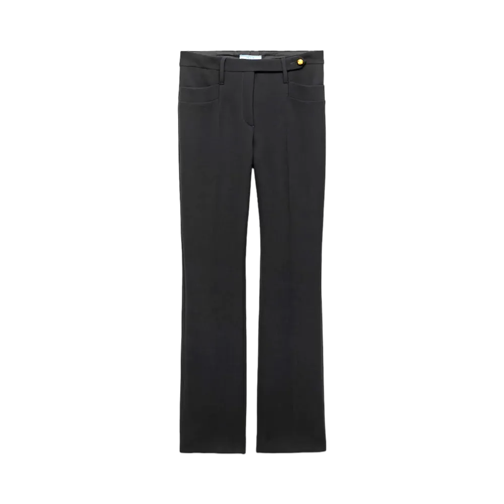 PRADA Women's Natte Trousers "Black"