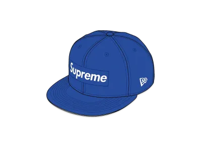 Supreme Ghostface Box Logo New Era "Royal"