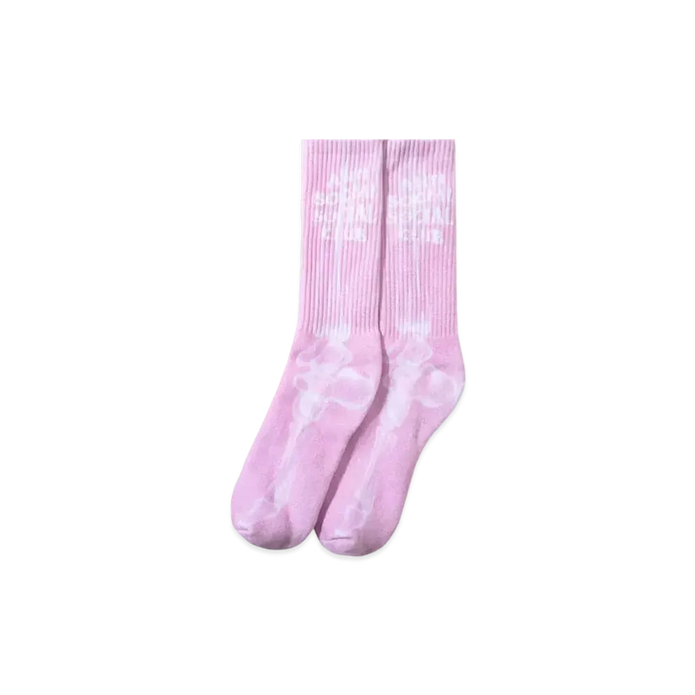 ANTI SOCIAL SOCIAL CLUB FW22 Fracture Socks "Pink"