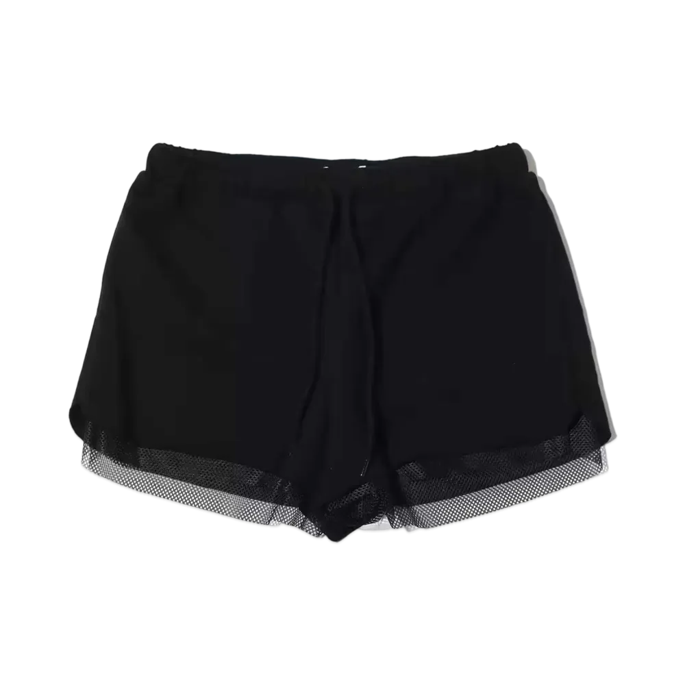 atmos pink Guacamole Mesh Layered Sweat Shorts "Black"