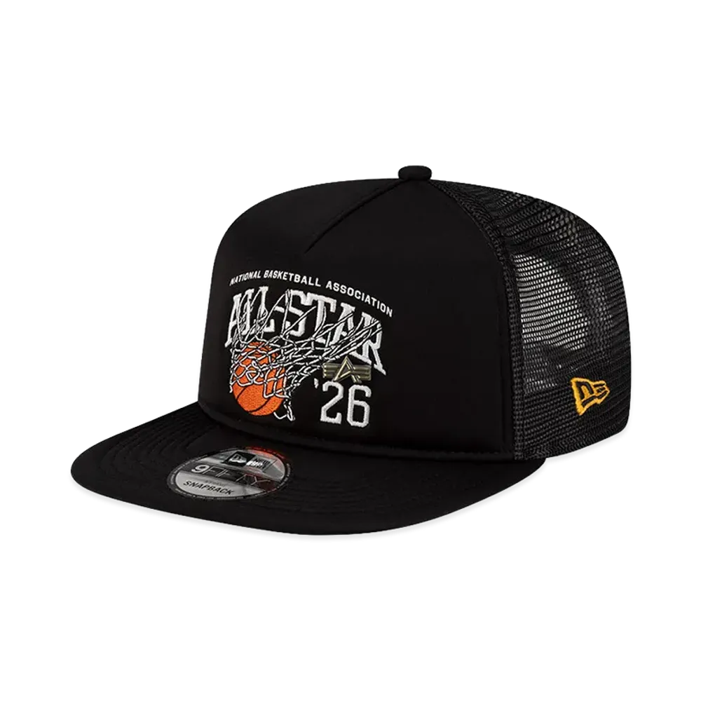 NEW ERA x Alpha Industries x NBA All-Star Game 2026 9Fifty A-Frame Tracker "Black"