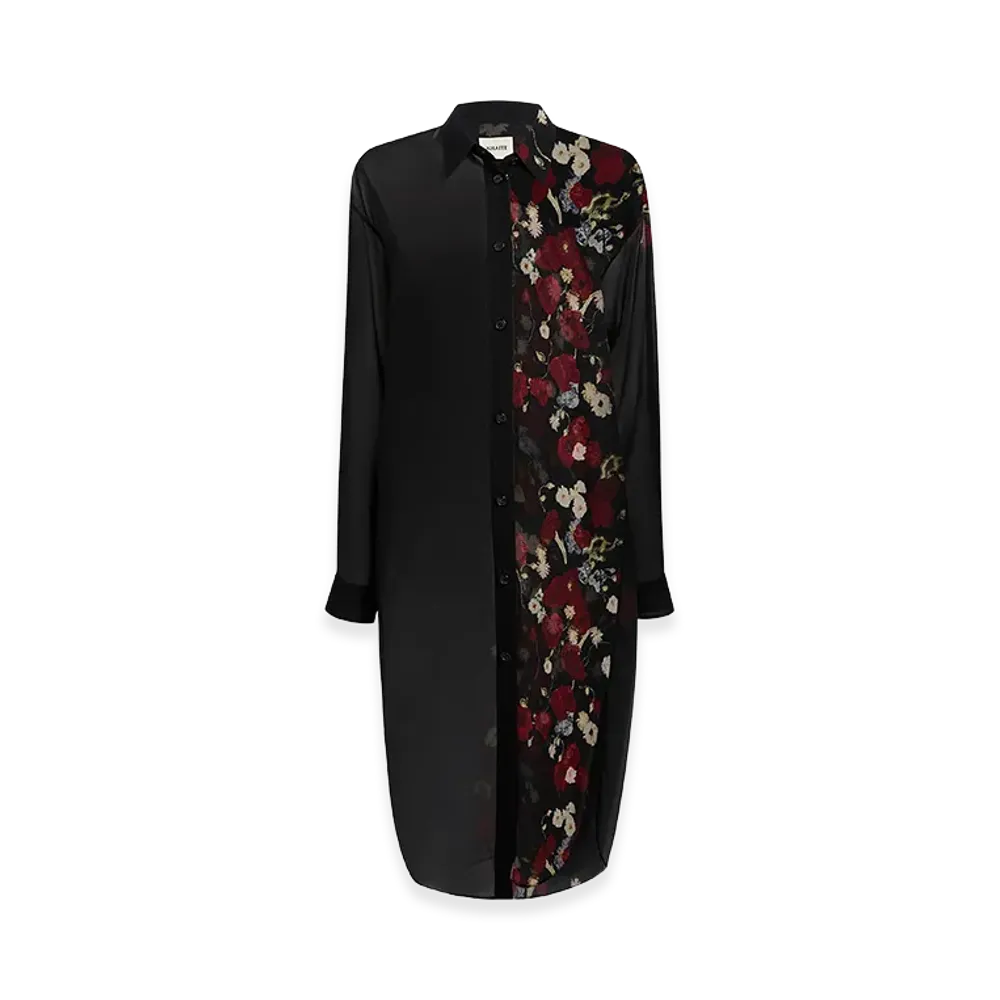 KHAITE Women's "Gloria" Midi Dress "Black"