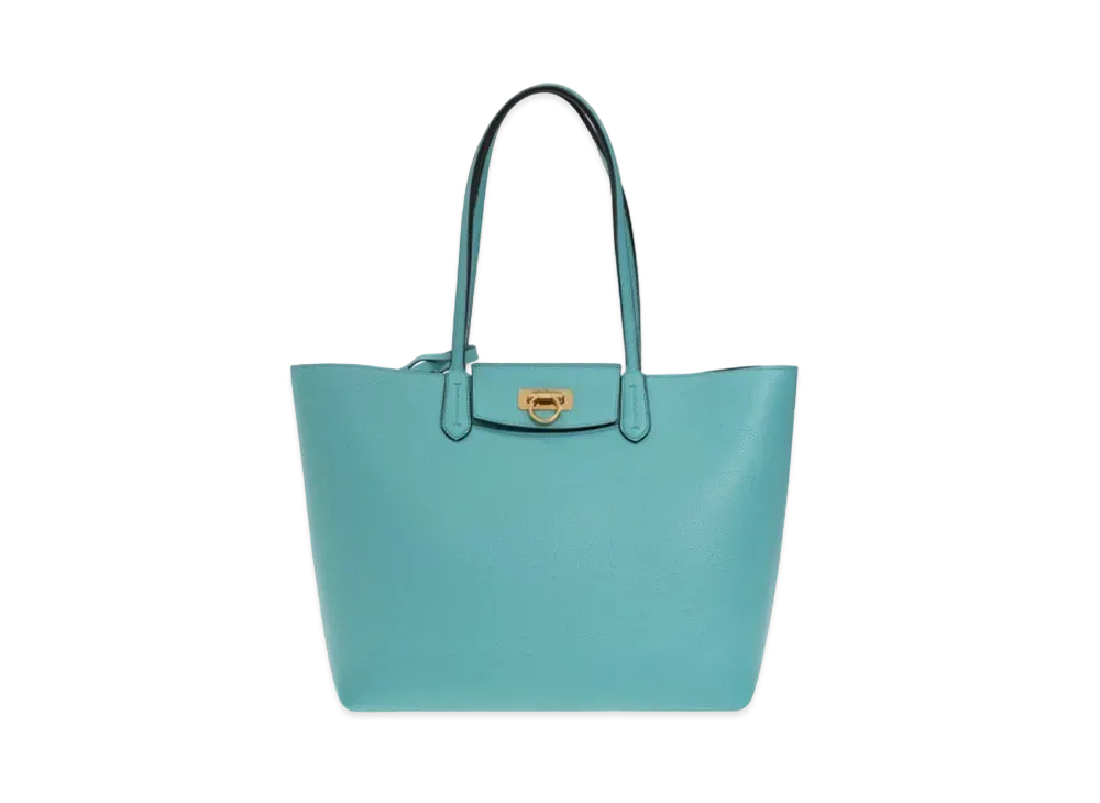 Salvatore Ferragamo Tote Bag "Tyrone Turquoise"