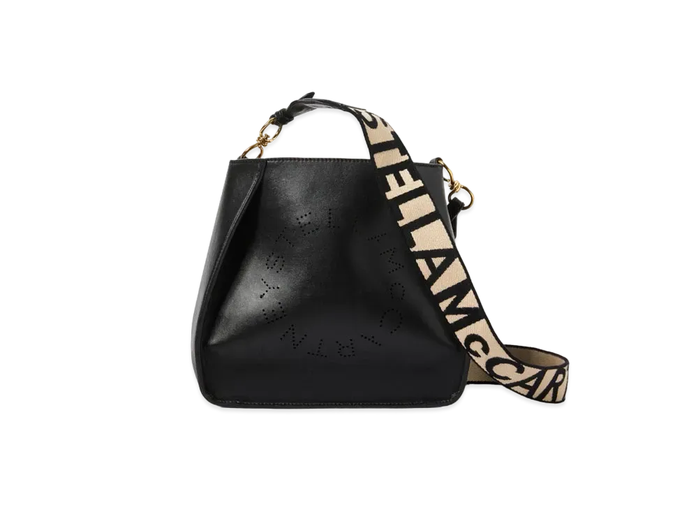 STELLA McCARTNEY Stella Logo Shoulder Bag "Black"