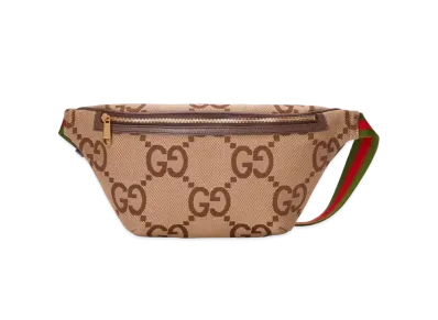 GUCCI Jumbo GG Belt Bag "Camel/Ebony"