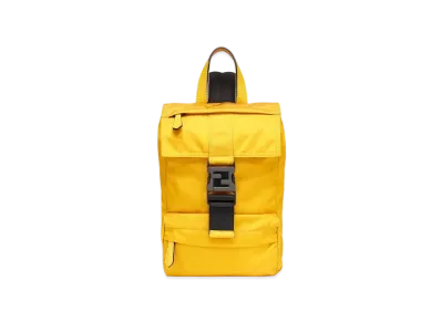 FENDI Ness Back Pack Small Nylon Backpack "Yellow"