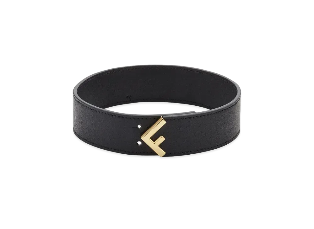 FENDI x Versace Fendace Black Leather Choker "Black"