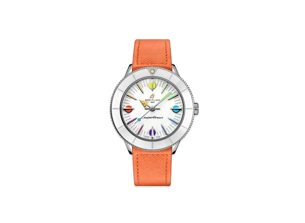 BREITLING SUPEROCEAN HERITAGE '57 PASTEL PARADISE "White"