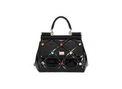 Dolce&Gabbana Sicily Bag Small Enamel Rhinestone "Multicolor"