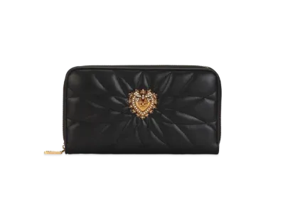 Dolce&Gabbana Devotion Zip Around Wallet "Black"