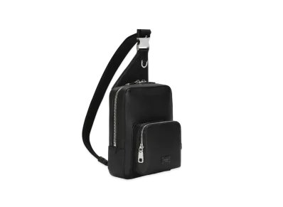 Dolce&Gabbana Palermo Backpack Hanmard Calfskin Logo Plate "Black"