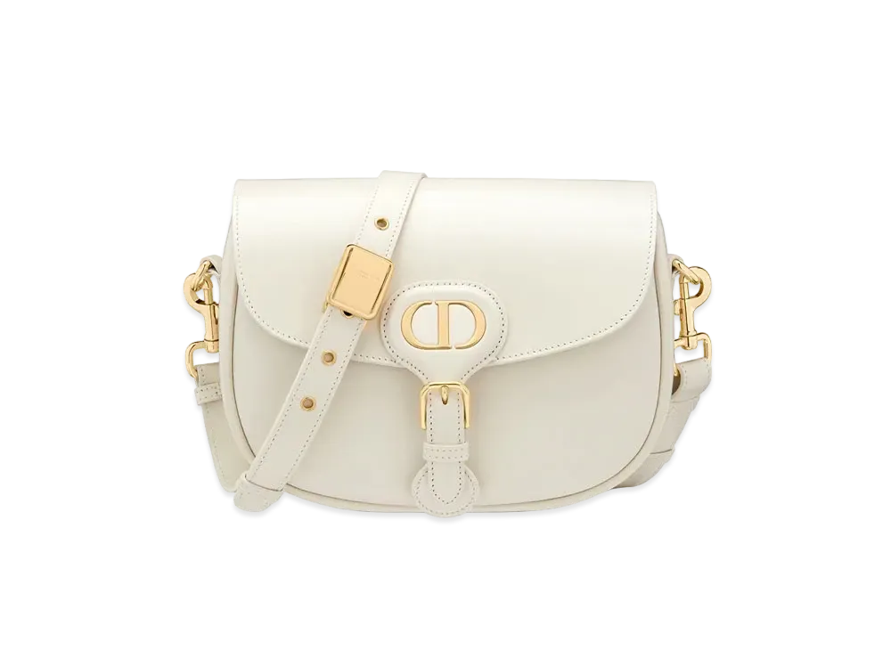 Dior Bobby Medium Bag Box Calfskin "White"
