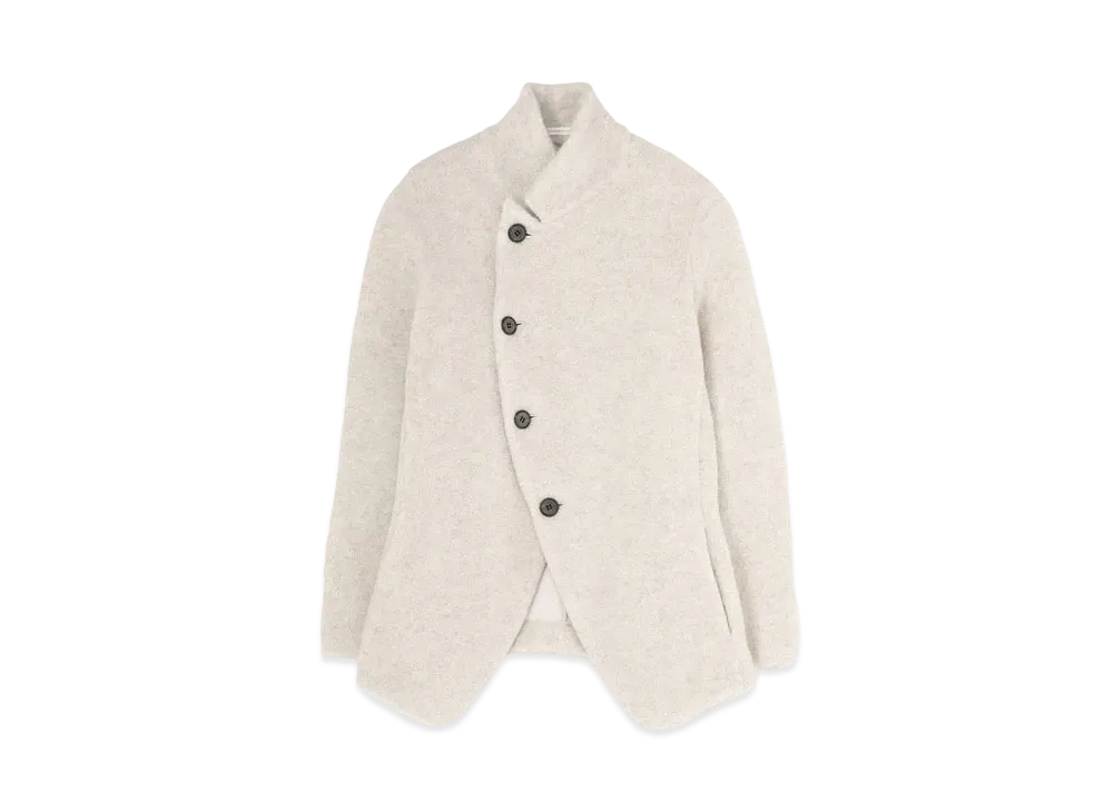 Yohji Yamamoto Y's WOOL POLYESTER PILE ASSYME JACKET "Gray"